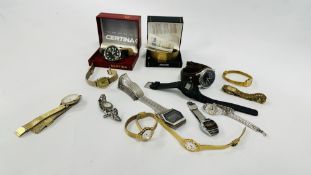 A GROUP OF ASSORTED WRIST WATCHES TO INCLUDE EXAMPLES MARKED JOHN ROCHA,