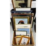 AN EXTENSIVE GROUP OF ASSORTED PICTURES AND PRINTS TO INCLUDE NATURAL HISTORY AND STILL LIFE