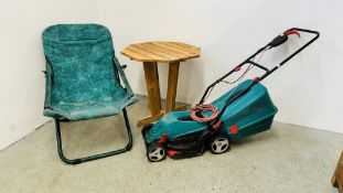 BOSCH ROTAK 34R ELECTRIC LAWN MOWER WITH GRASS COLLECTOR,