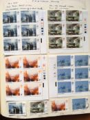 STAMPS: TWO ALBUMS WITH A COLLECTION GB COMMEMS 1973-1986, PLUS REGIONALS AND LOCALS,