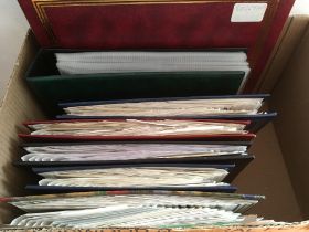 POSTCARDS: MIXED MAINLY OLDER IN SEVEN FOLDERS, ROYALTY, RAILWAY, SOCIAL HISTORY, GREETINGS, ETC.
