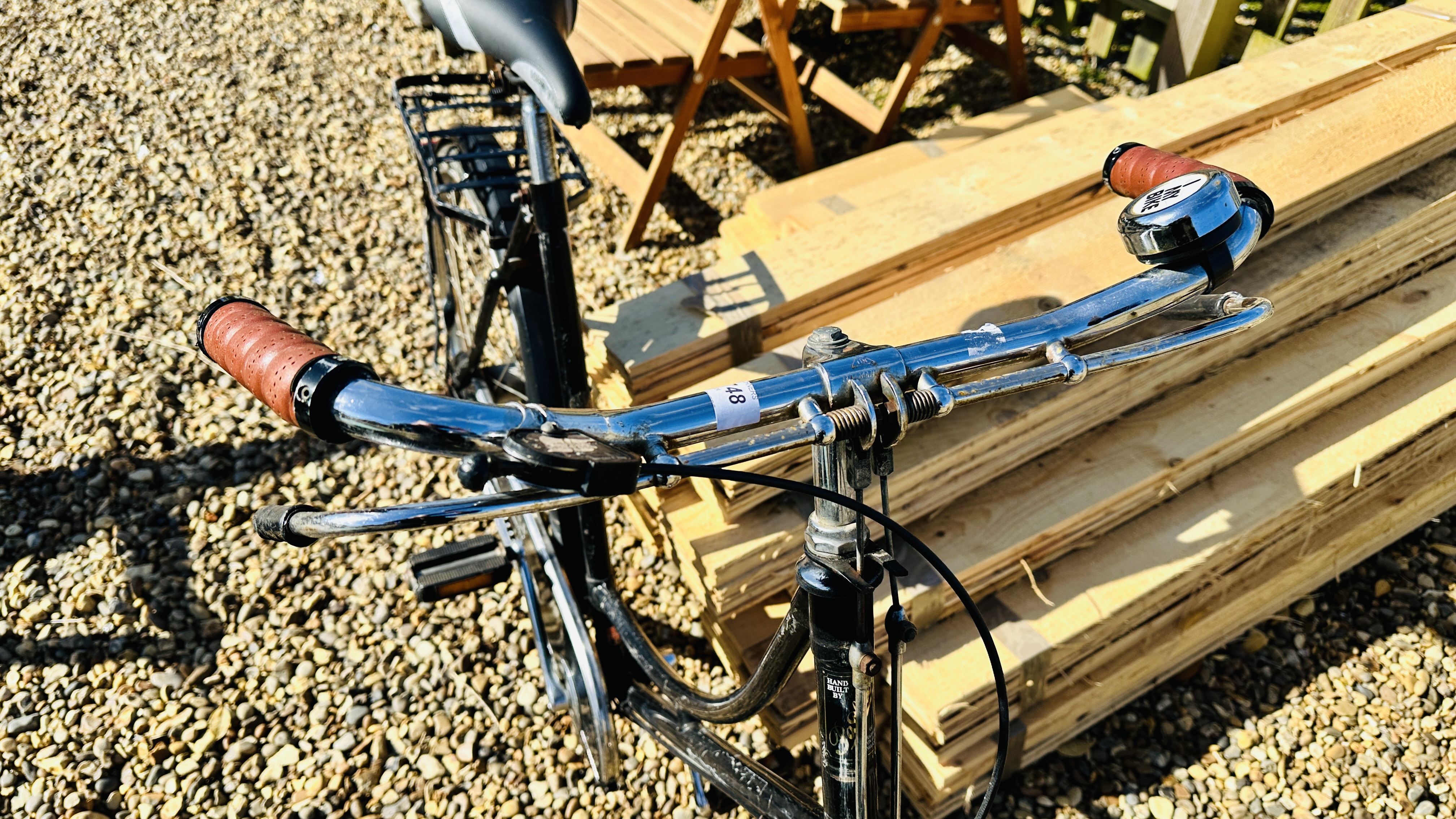 A VINTAGE PASHLEY STEP THROUGH 3 SPEED BICYCLE. - Image 3 of 10