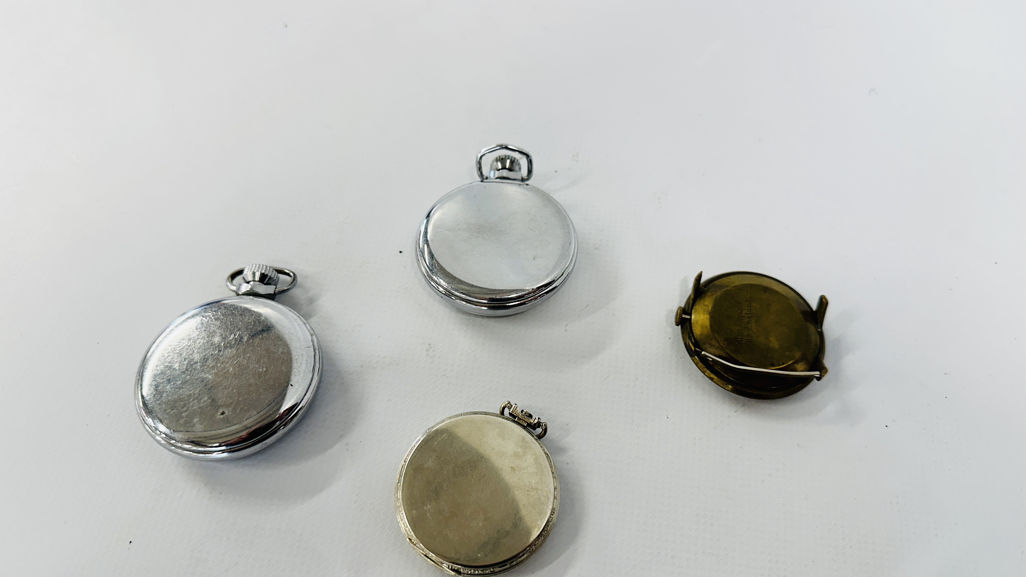 A GROUP OF THREE POCKET WATCHES TO INCLUDE SMITHS EMPIRE, - Image 6 of 10