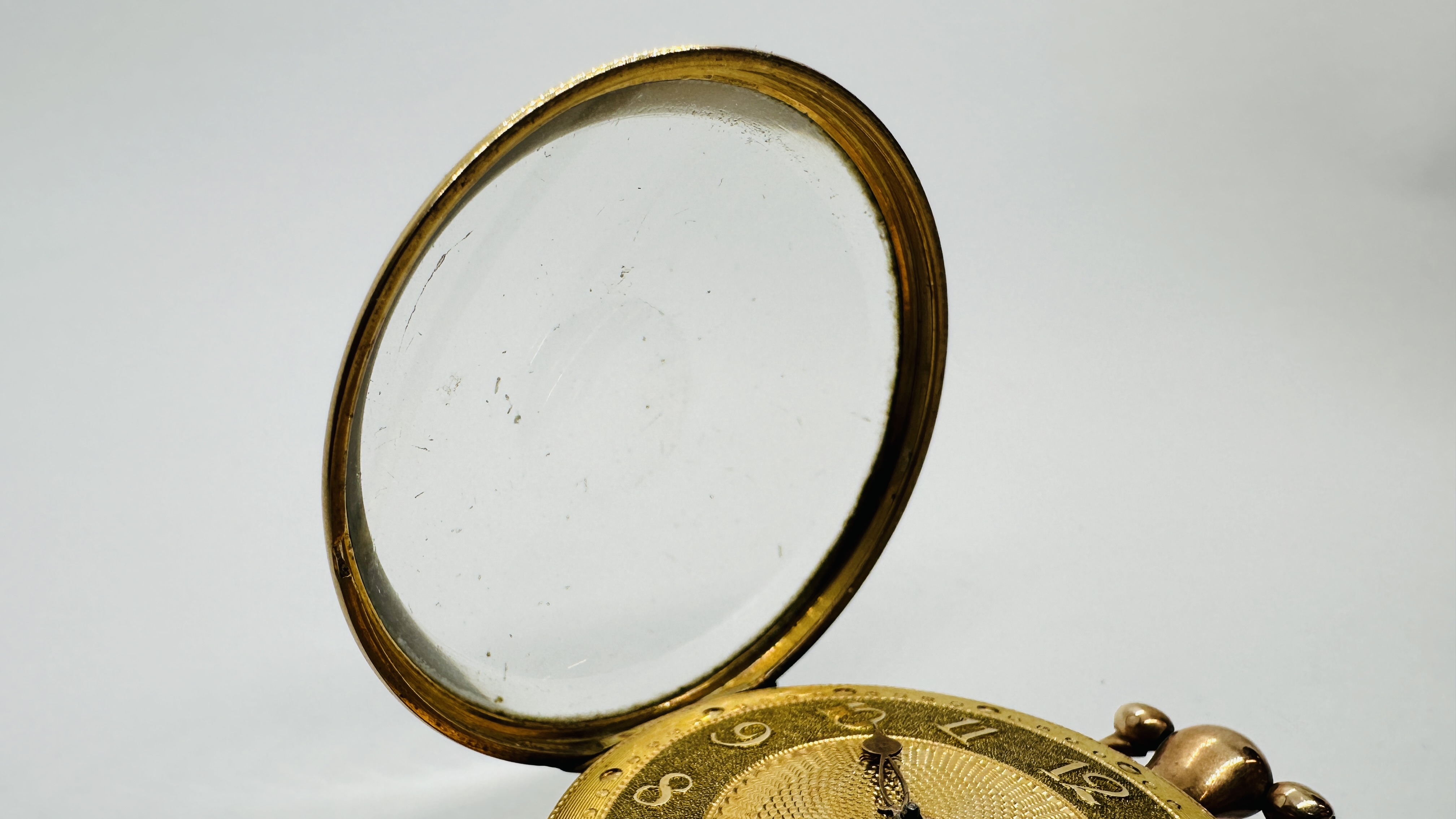 AN ANTIQUE 18CT GOLD CASED GENTS POCKET WATCH FUSSEE VERGE MOVEMENT INSCRIBED PAINGER? HOLBORN HILL - Image 21 of 33