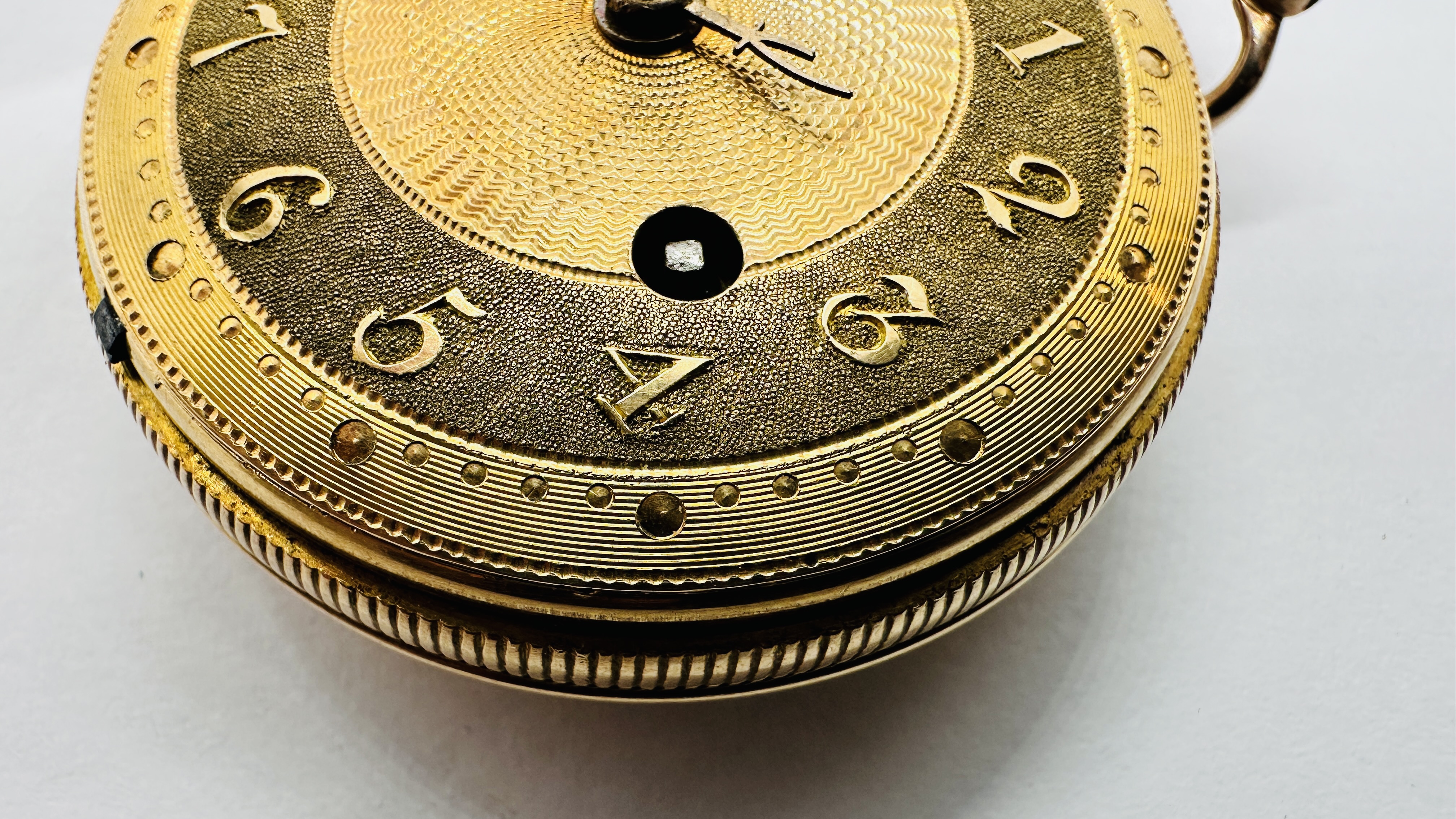 AN ANTIQUE 18CT GOLD CASED GENTS POCKET WATCH FUSSEE VERGE MOVEMENT INSCRIBED PAINGER? HOLBORN HILL - Image 20 of 33