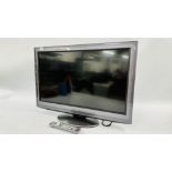 PANASONIC 32" TV WITH REMOTE - MODEL TX-L32D25B - SOLD AS SEEN.