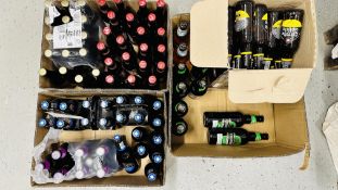 A QUANTITY OF BOTTLED BEERS, CIDERS, LAGER, GINGER BEER TO INCLUDE SOME LOW ALCOHOL (ESTRELLA,