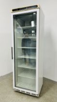 A POLAR REFRIGERATION GLASS DOOR DISPLAY FREEZER, MODEL CB921, W-600CM, H-185CM. - SOLD AS SEEN.