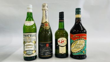 75CL BOTTLE OF BRUT CHAMPAGNE A BRICOUT & CIE, 70CL BOTTLE OF FINATELLO VERMOUTH EXTRA DRY,
