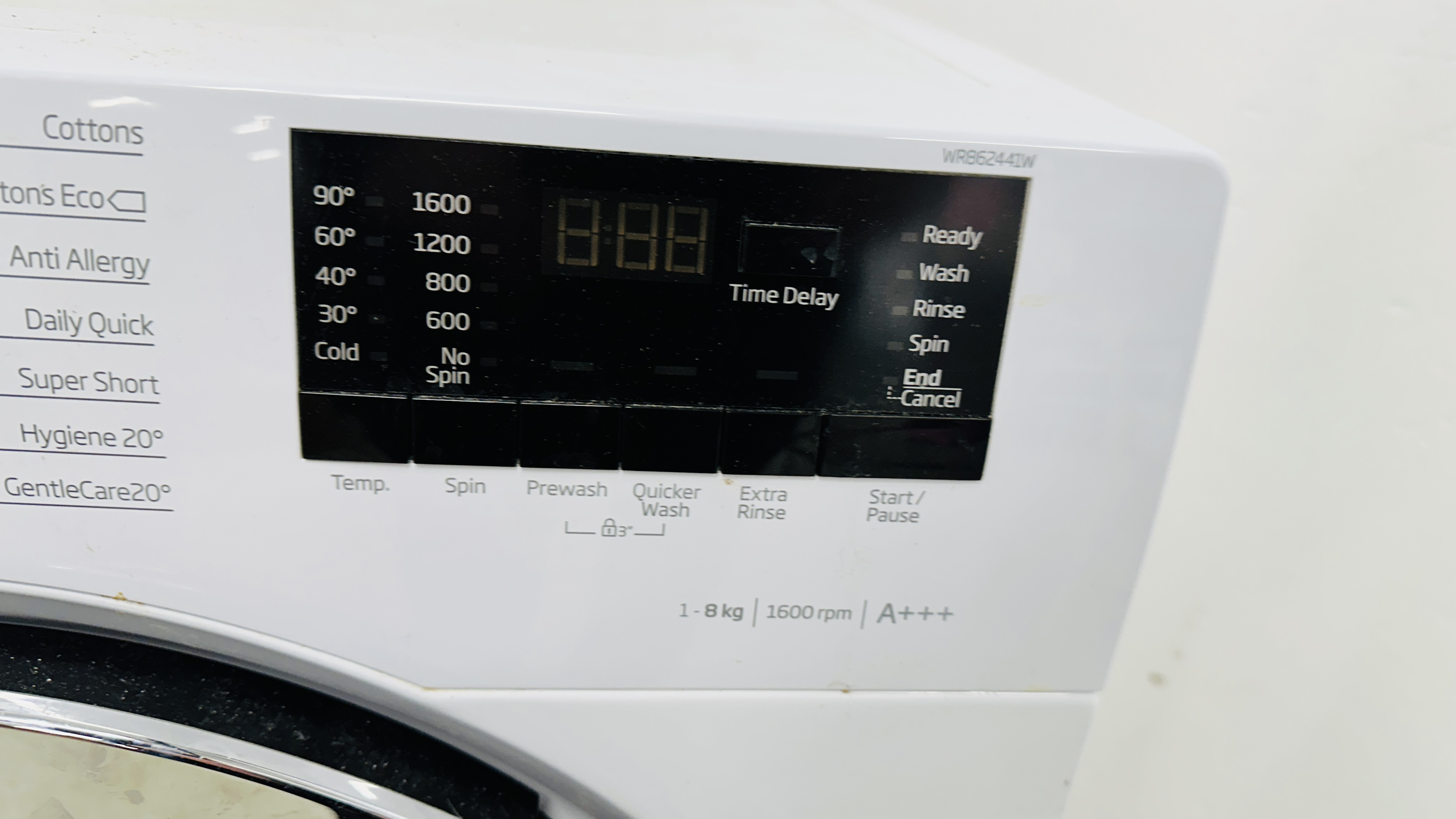 BEKO 8KG 1600RPM PRO SMART INVERTER WASHING MACHINE - SOLD AS SEEN. - Image 4 of 8