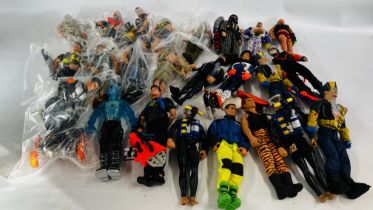 A BOX CONTAINING 24 ACTION MAN RELATED FIGURES AND ACCESSORIES.