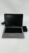 HP ELITEBOOK 840 LAPTOP CORE i5 COMPLETE WITH CHARGER & HP ULTRASLIM DOCKING STATION - NO OPERATING