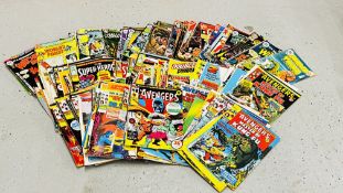 2 X BOXES CONTAINING AN EXTENSIVE COLLECTION OF VINTAGE COMICS AND MAGAZINES TO INCLUDE DC,