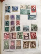 STAMPS: ALL WORLD COLLECTION IN A LIBERTY ALBUM, CHINA, SPAIN, POLAND ETC.