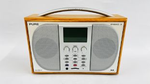 PURE EVOKE-3 DAB DIGITAL RADIO - SOLD AS SEEN.