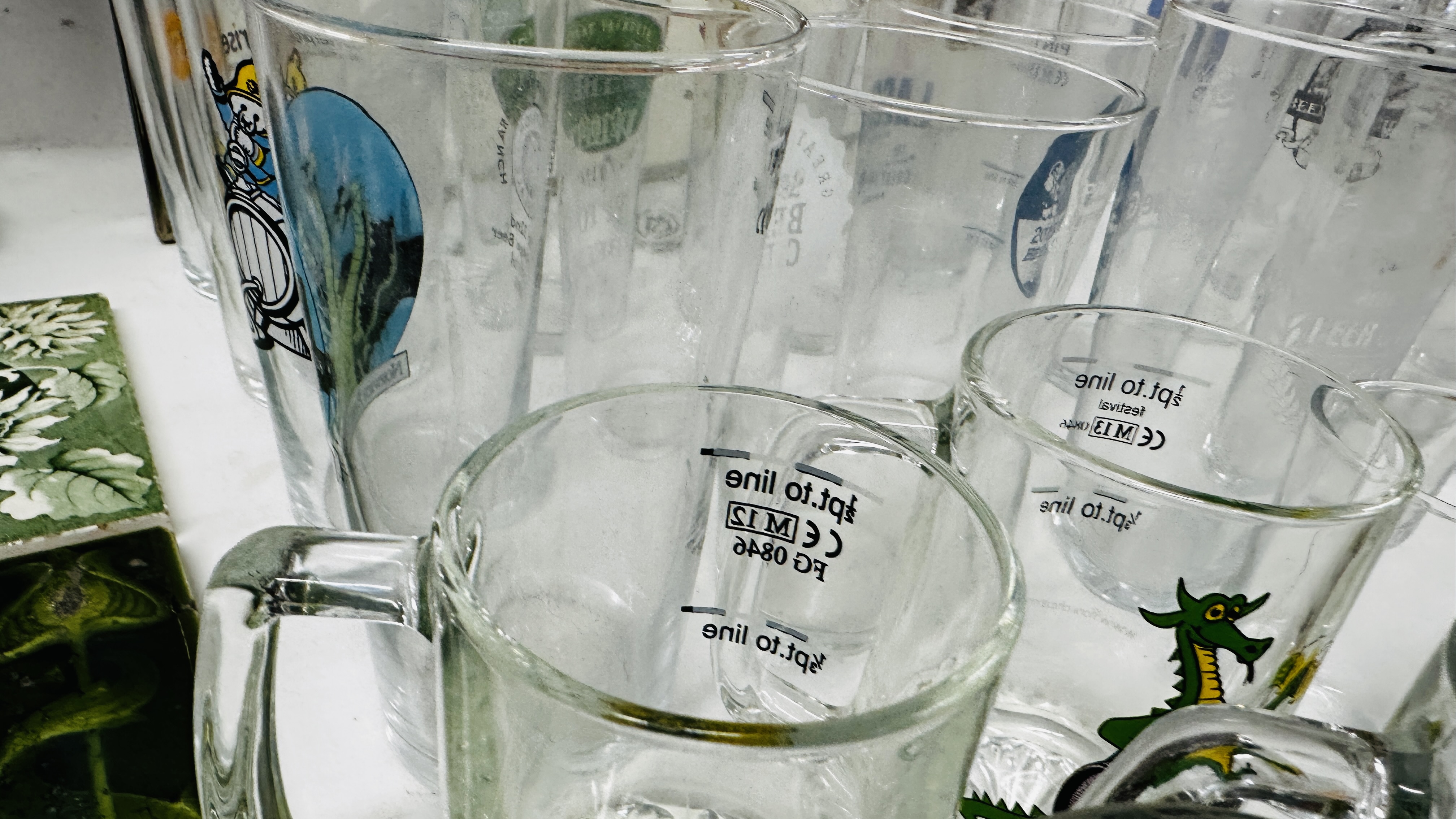 36 X VARIOUS BEER FESTIVAL GLASSES AND OTHER INCLUDING LOCAL, GREAT YARMOUTH, NORWICH, - Image 5 of 13