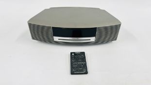 BOSE WAVE MUSIC SYSTEM 111 COMPLETE WITH REMOTE CONTROL (NO CABLE) - SOLD AS SEEN.