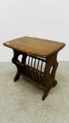 ERCOL GOLDEN DAWN MAGAZINE RACK W 55CM.