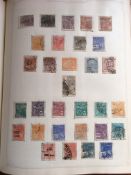STAMPS: AN OLD TIME WORLD COLLECTION IN TWO SIMPLEX ALBUMS AND LOOSE, BRAZIL, GB, HONG KONG, INDIA,