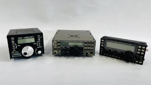 ELECRAFT KX3 TRANSCEIVER, ELECRAFT K2 TRANSCEIVER A/F AND INDEX LABORATORIES UNIT - SOLD AS SEEN.