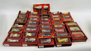 A BOX CONTAINING AN EXTENSIVE COLLECTION OF MATCHBOX MODELS OF YESTERYEAR DIE-CAST MODEL VEHICLES