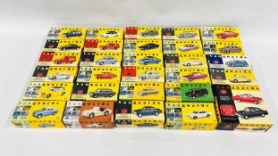 A COLLECTION OF 29 VANGUARDS DIE-CAST MODEL VEHICLES IN ORIGINAL PRESENTATION BOXES.