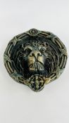 (R) LION HEAD DOOR KNOCKER.