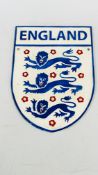 (R) ENGLAND FOOTBALL PLAQUE.