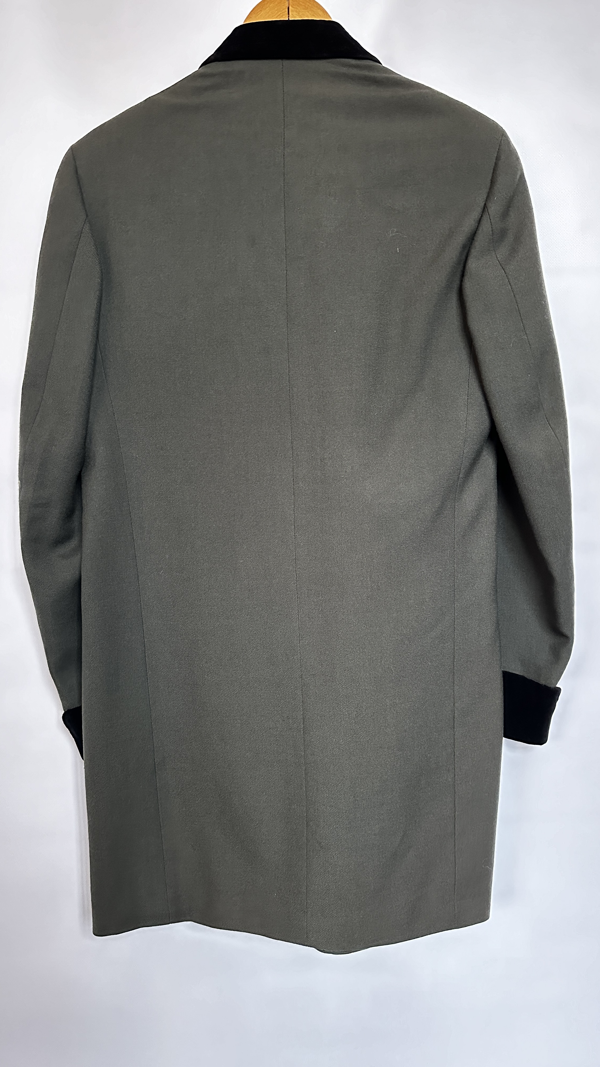 1950S BURTON DARK GREEN WOOL ¾ LENGTH TEDDY BOY JACKET, - Image 8 of 13