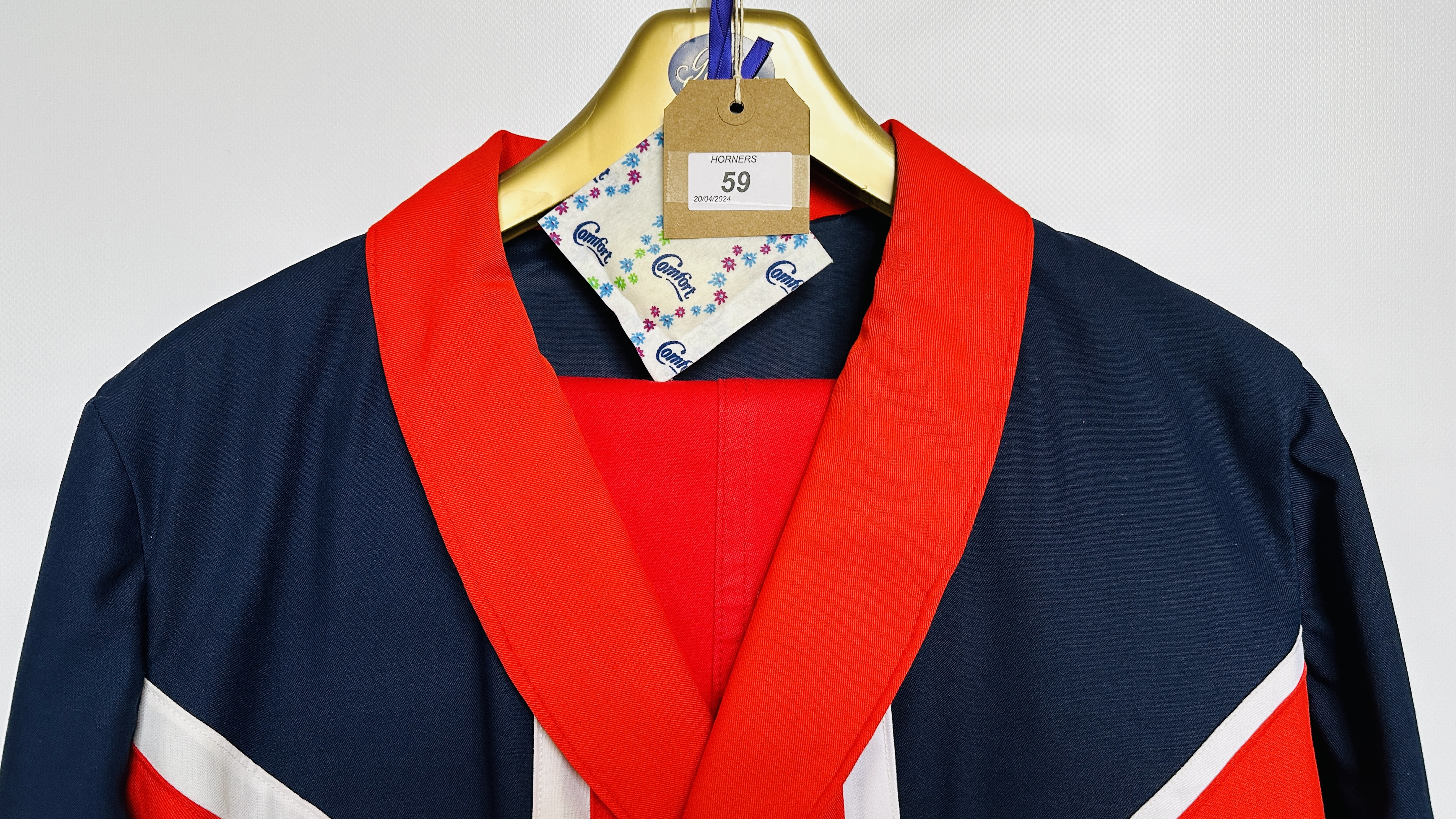 1960S UNION JACKET SUIT, RED TROUSERS - JACKET RED/WHITE/BLUE - A/F CONDITION, SOLD AS SEEN. - Image 2 of 12
