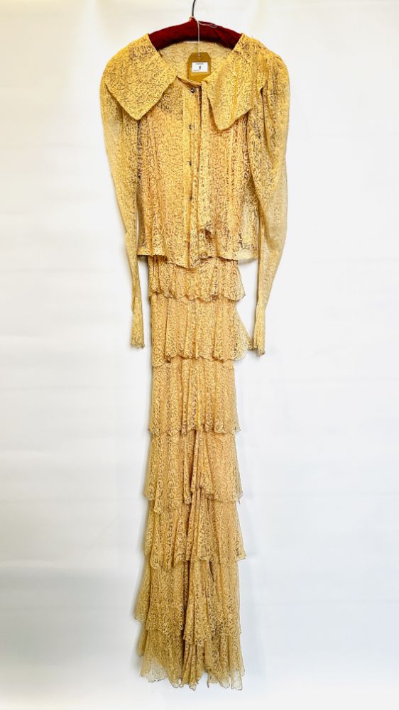A Private Collection of Vintage clothing from 1920s onwards, belonging to the Late Patricia Fox