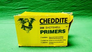 700 X CHEDDITE 209 SHOTSWELL PRIMERS - (TO BE COLLECTED IN PERSON BY LICENCE HOLDER ONLY - NO