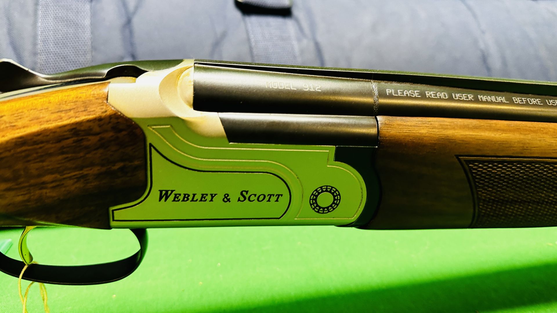 A WEBLEY & SCOTT 912 OVER AND UNDER SHOTGUN #TRAN0810170U, - Image 9 of 21