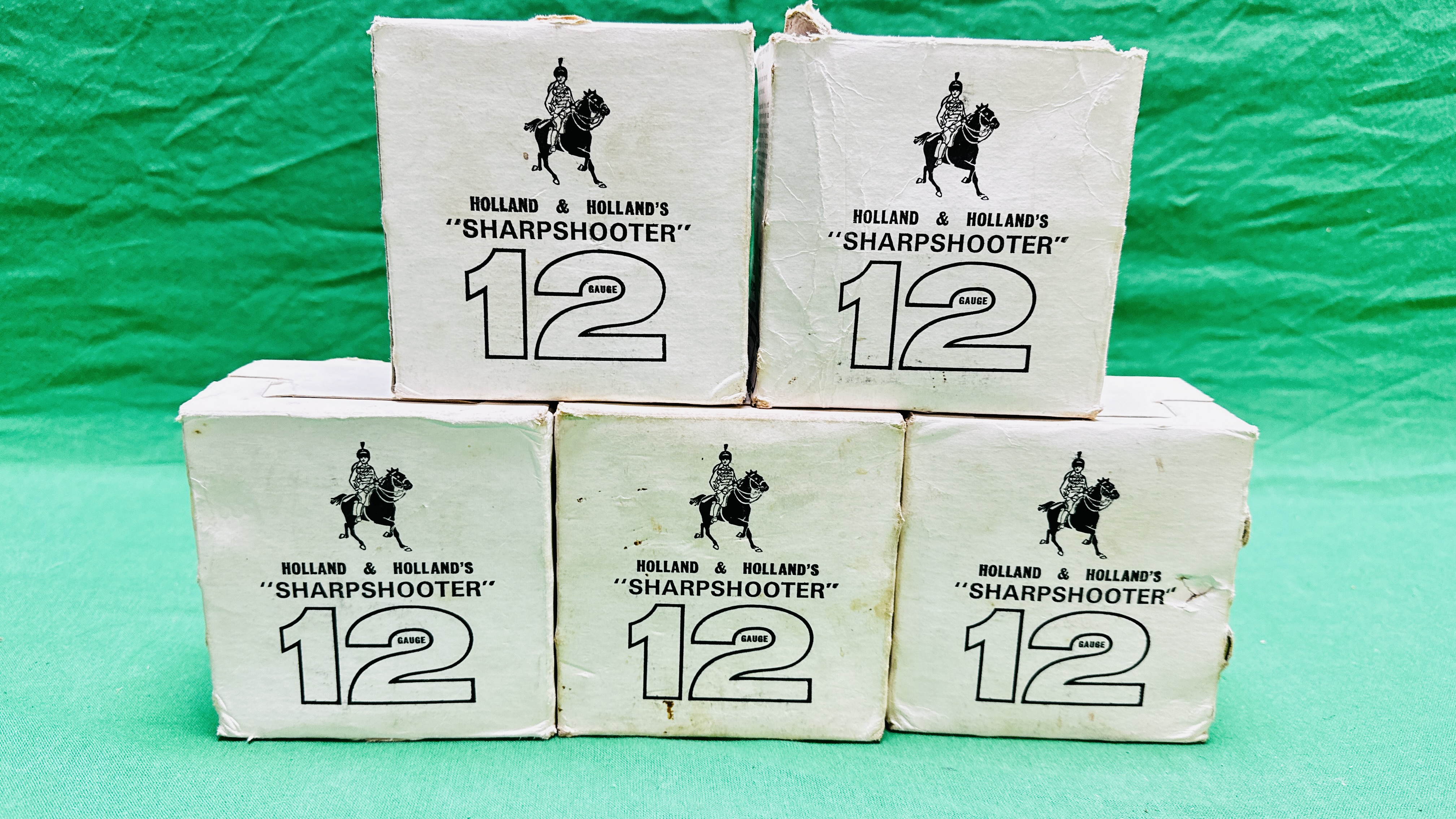 114 X HOLLAND & HOLLAND SHARP SHOOTER 12 GAUGE 6 SHOT CARTRIDGES - (TO BE COLLECTED IN PERSON BY