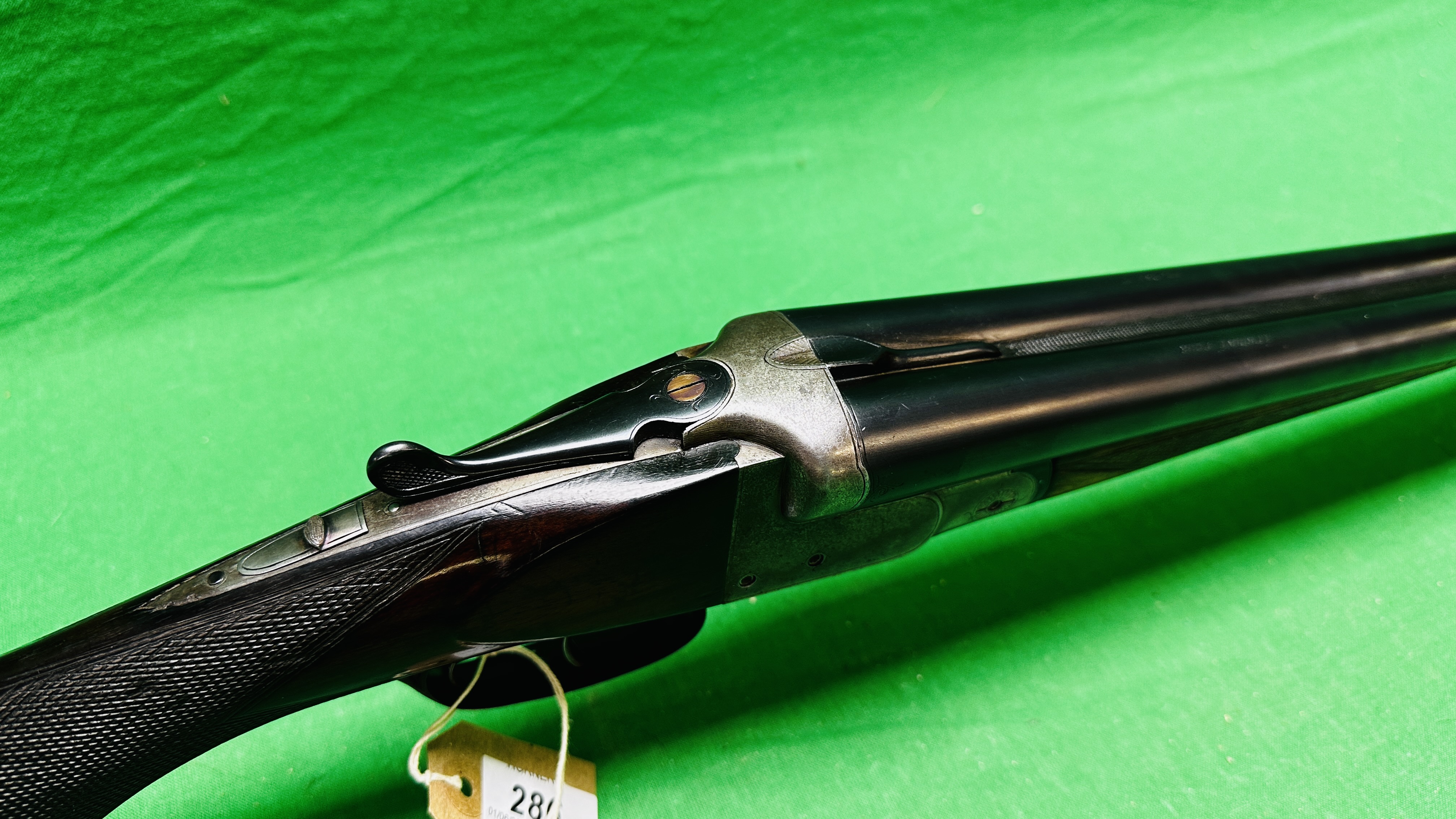 POUDRE T 16 BORE SIDE BY SIDE SHOTGUN #659, 263/4" BARRELS, - Image 3 of 18