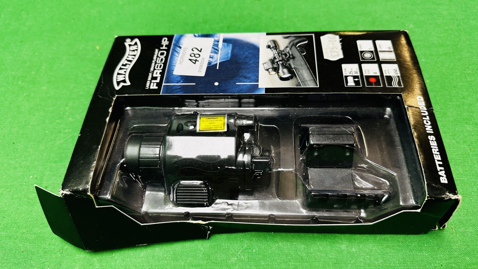 A BOXED WALTHER FLR650HP LASER SIGHT/XEON FLASHLIGHT - Image 2 of 5
