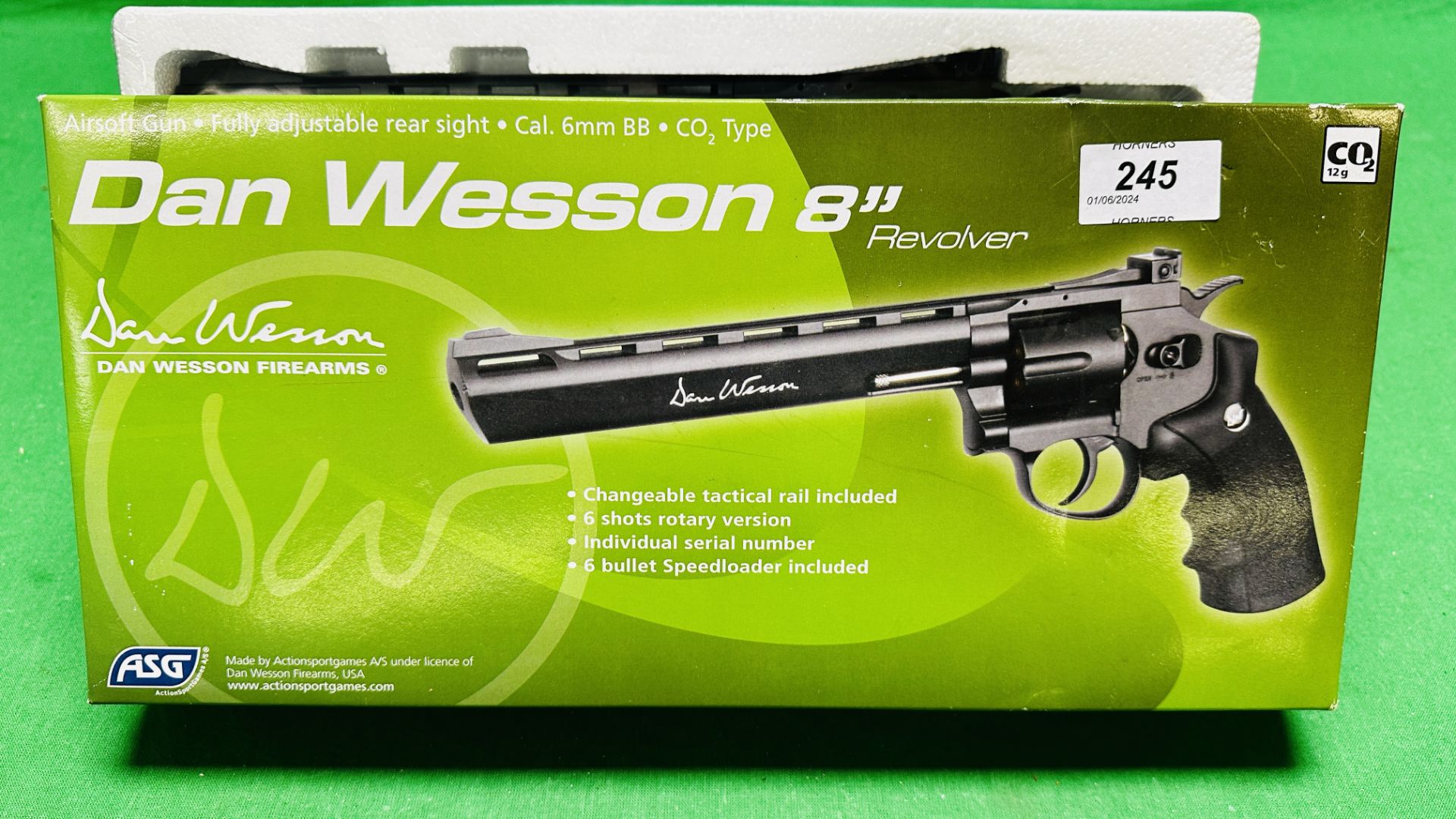 ASG DAN WESSON 8" Co2 6MM BB AIR GUN 6 SHOT REVOLVER - (ALL GUNS TO BE INSPECTED AND SERVICED BY - Image 2 of 6