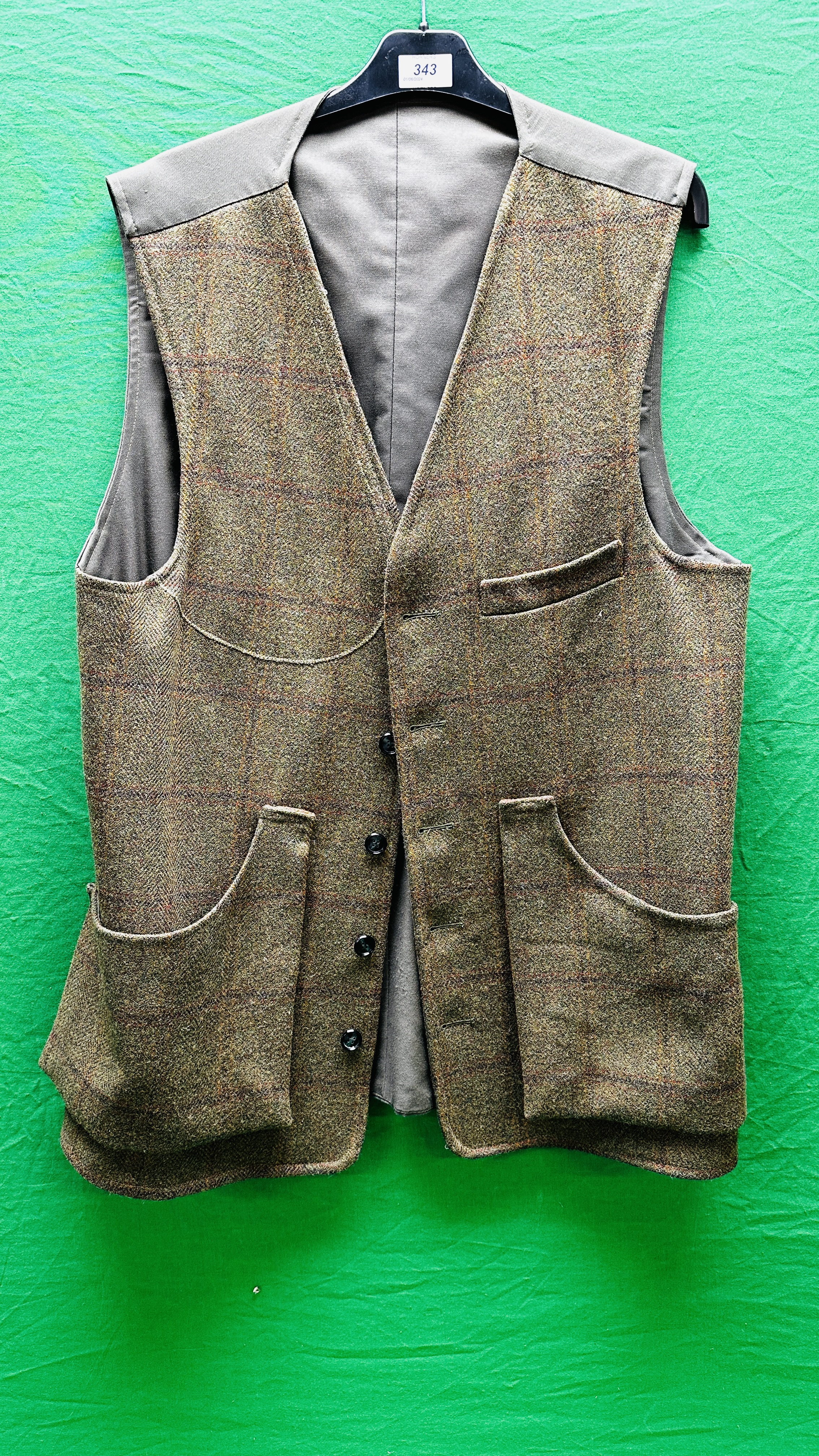 GEORGE GODDARD TWEED WAISTCOAT.