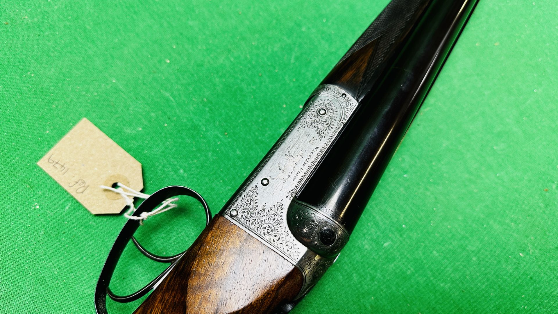 WILLIAM FORD 12 BORE SIDE BY SIDE SHOTGUN #10200, 25" BARRELS, SLEEVED, WITH CHURCHILL RIB, - Image 11 of 22