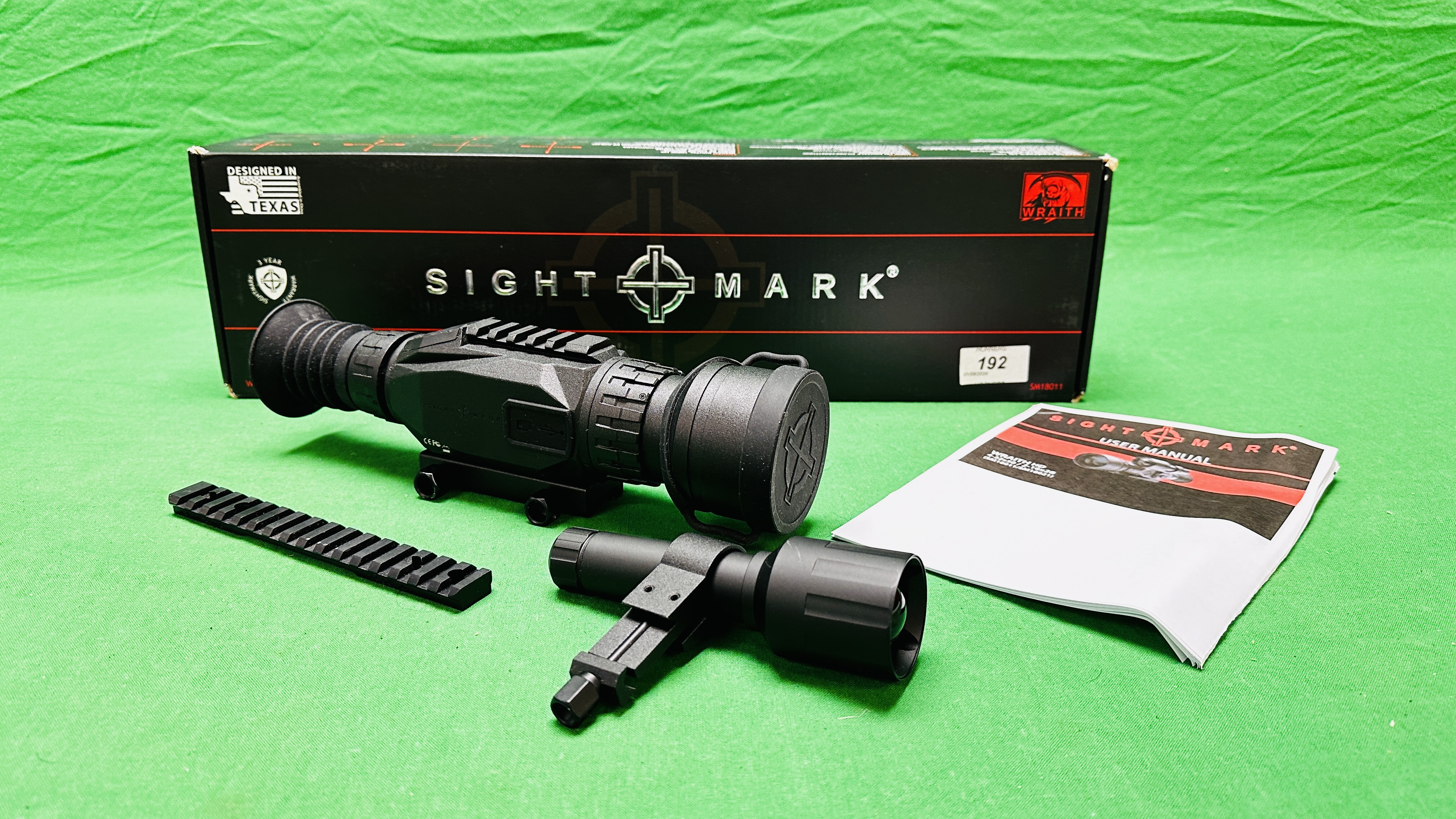 BOXED AS NEW SIGHT MARK WRAITH HD SERIES 4-32X50 DIGITAL DAY/NIGHT RIFLE SCOPE
