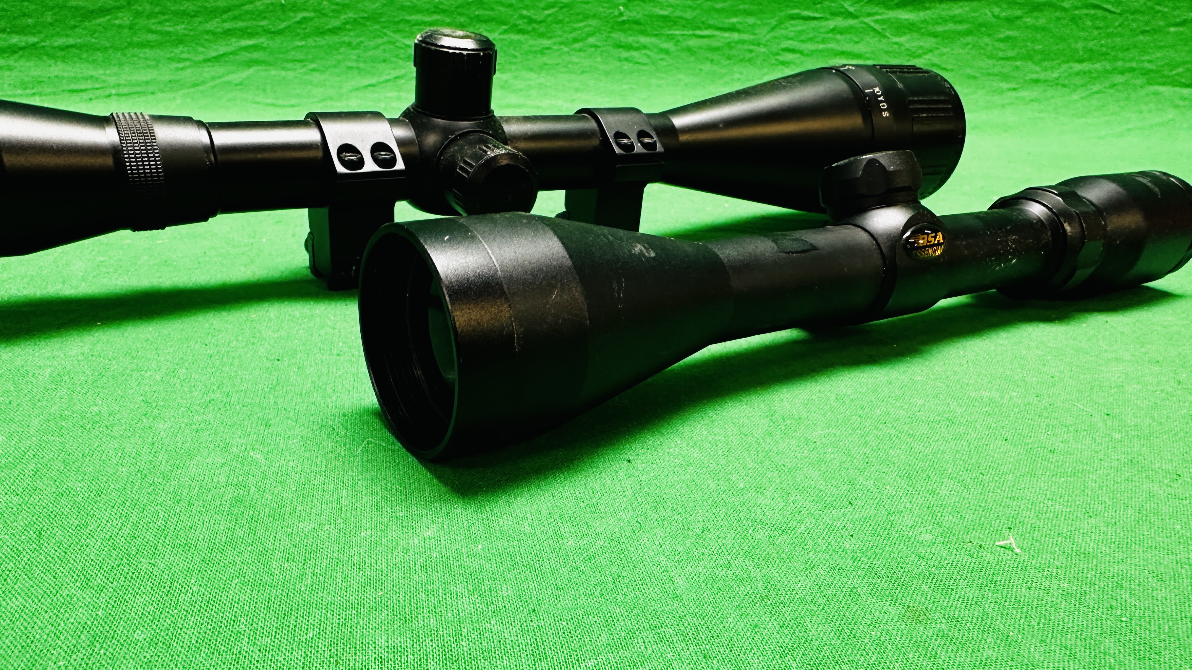 TWO BSA RIFLE SCOPES TO INCLUDE CONTENDER 36X50 WITH MOUNTS AND ESSENTIAL. - Image 2 of 8