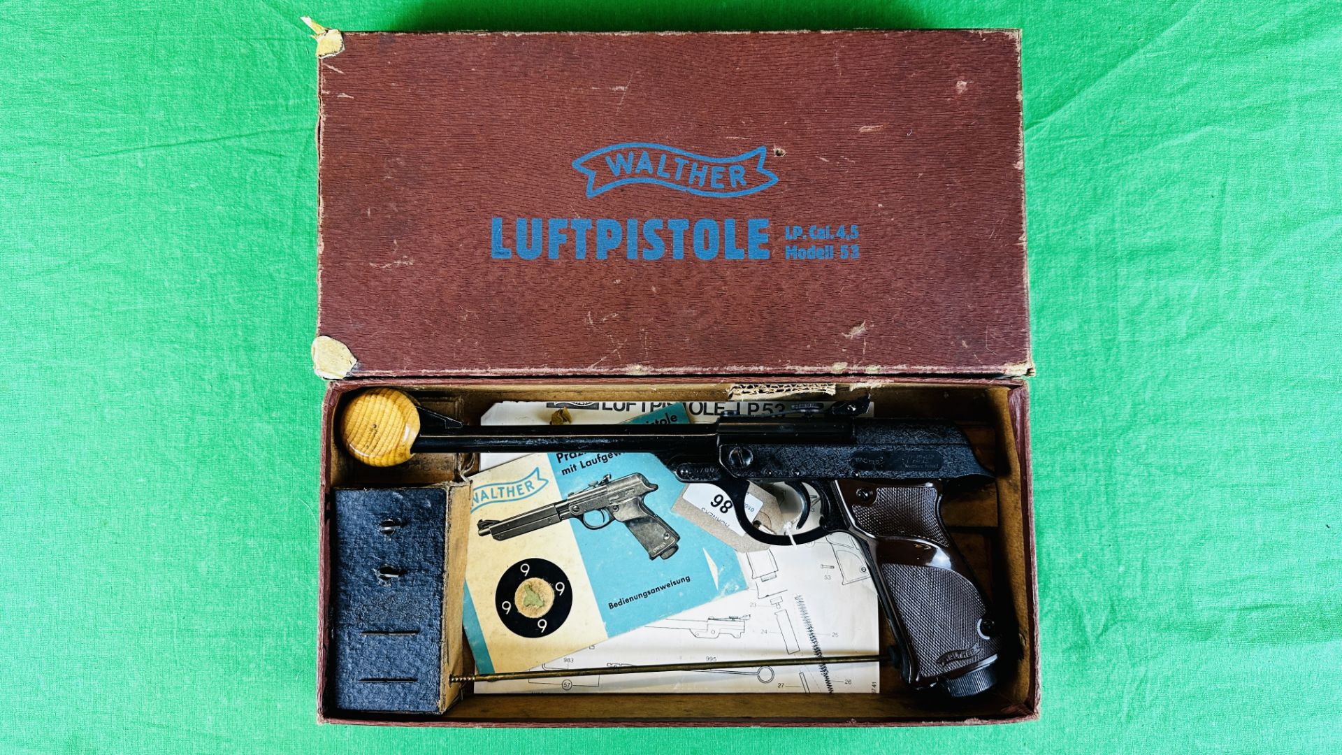 VINTAGE WALTHER LUFTPISTOLE MODEL 53 .