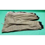 THREE PAIRS OF BARBOUR TWEED SPORTING BREECHES (SIZES - 2 X 40,