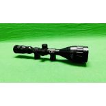 NIKKO STIRLING MOUNTMASTER 4-12X50 AO SCOPE WITH MOUNTS.