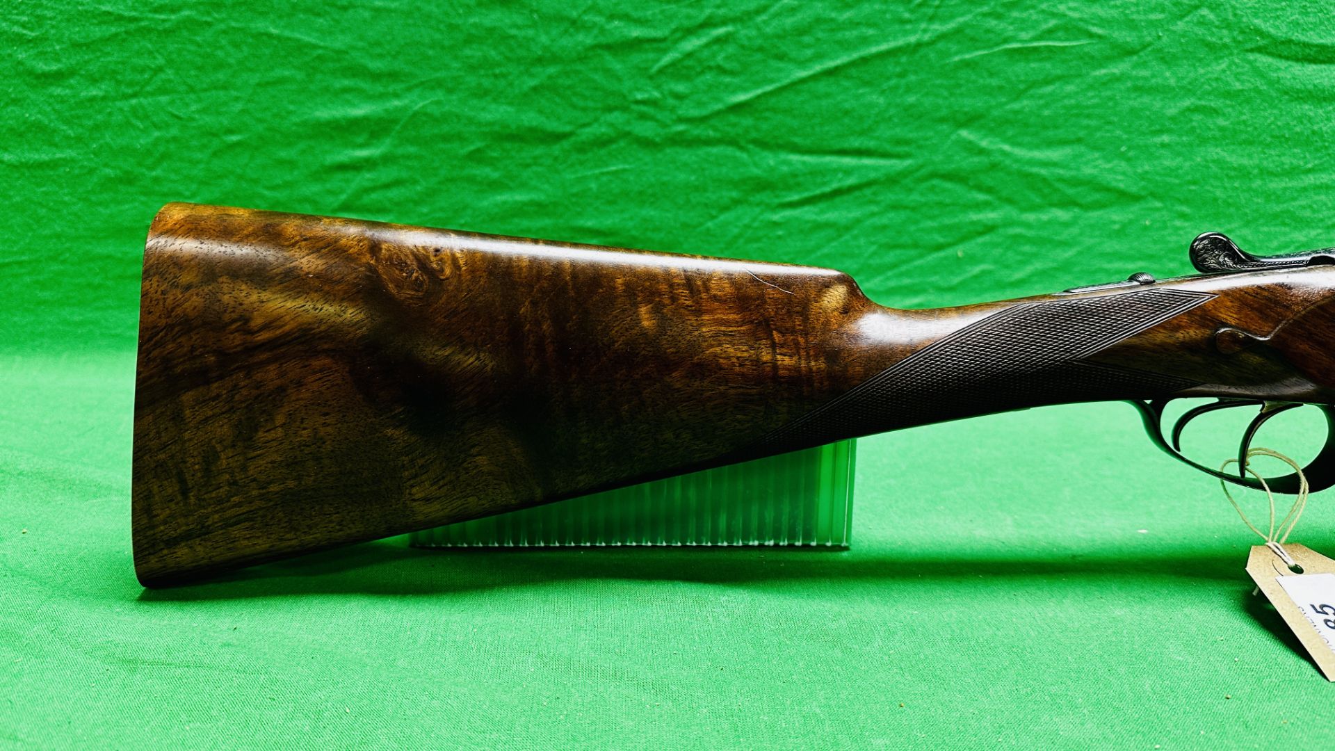 WILLIAM FORD 12 BORE SIDE BY SIDE SHOTGUN #10200, 25" BARRELS, SLEEVED, WITH CHURCHILL RIB, - Image 7 of 22