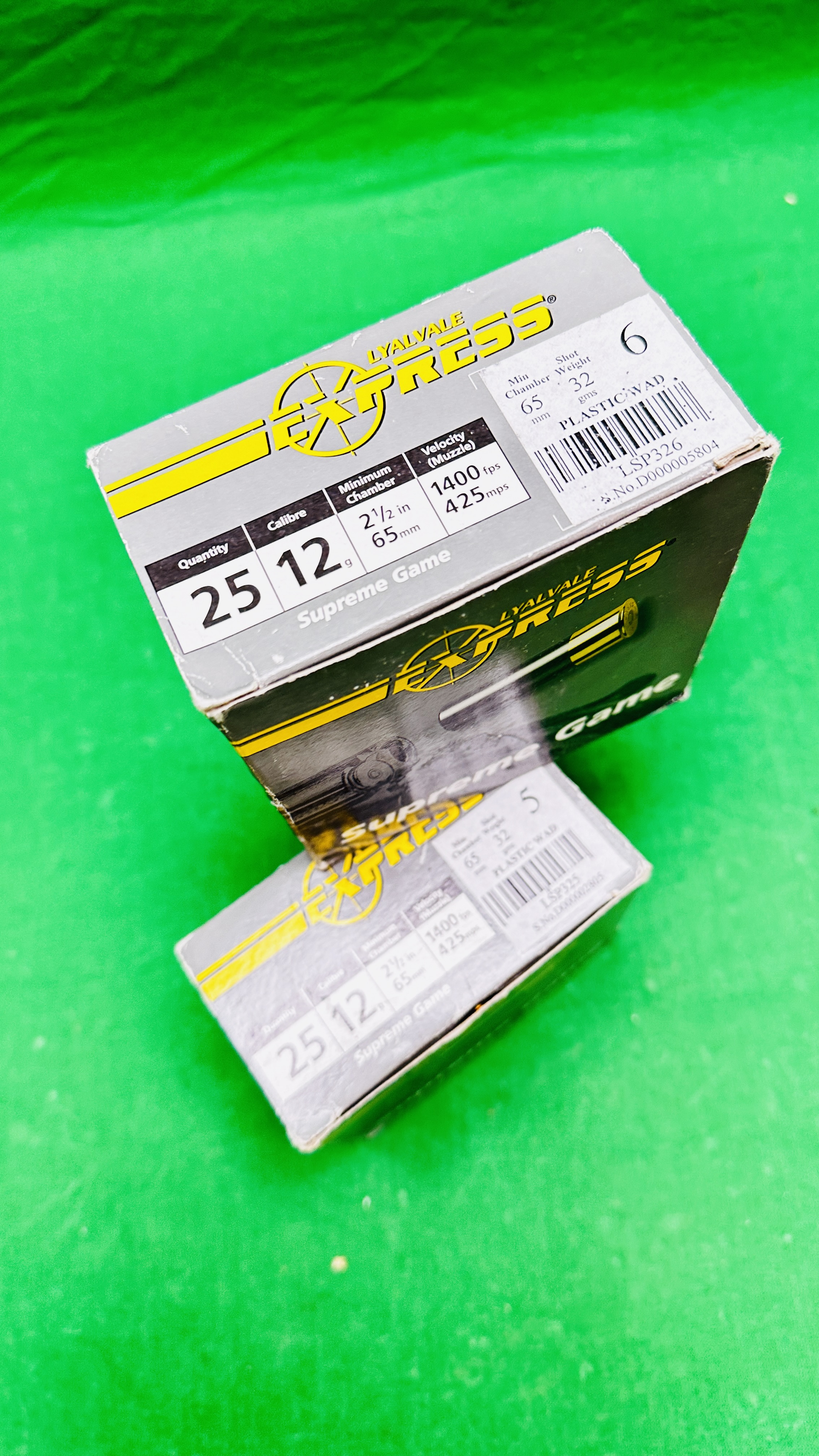 200 X LYALVALE EXPRESS 12 GAUGE CARTRIDGES INCLUDING SUPREME GAME 32GM 6 SHOT, - Image 3 of 7