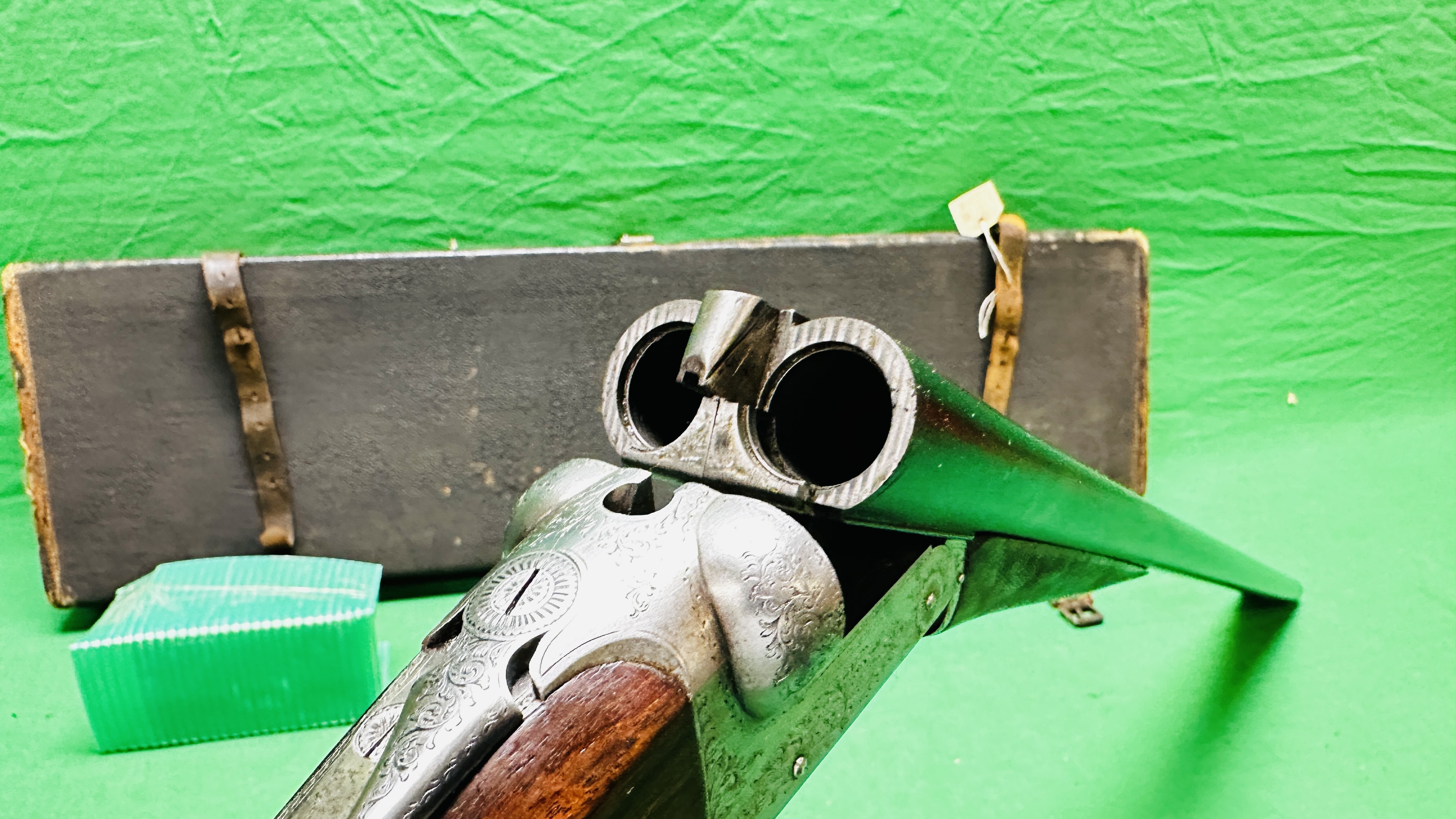 G E LEWIS 12 BORE SIDE BY SIDE SHOTGUN #11760, BOX LOCK EJECTOR, BARREL LENGTH 30", - Bild 24 aus 30