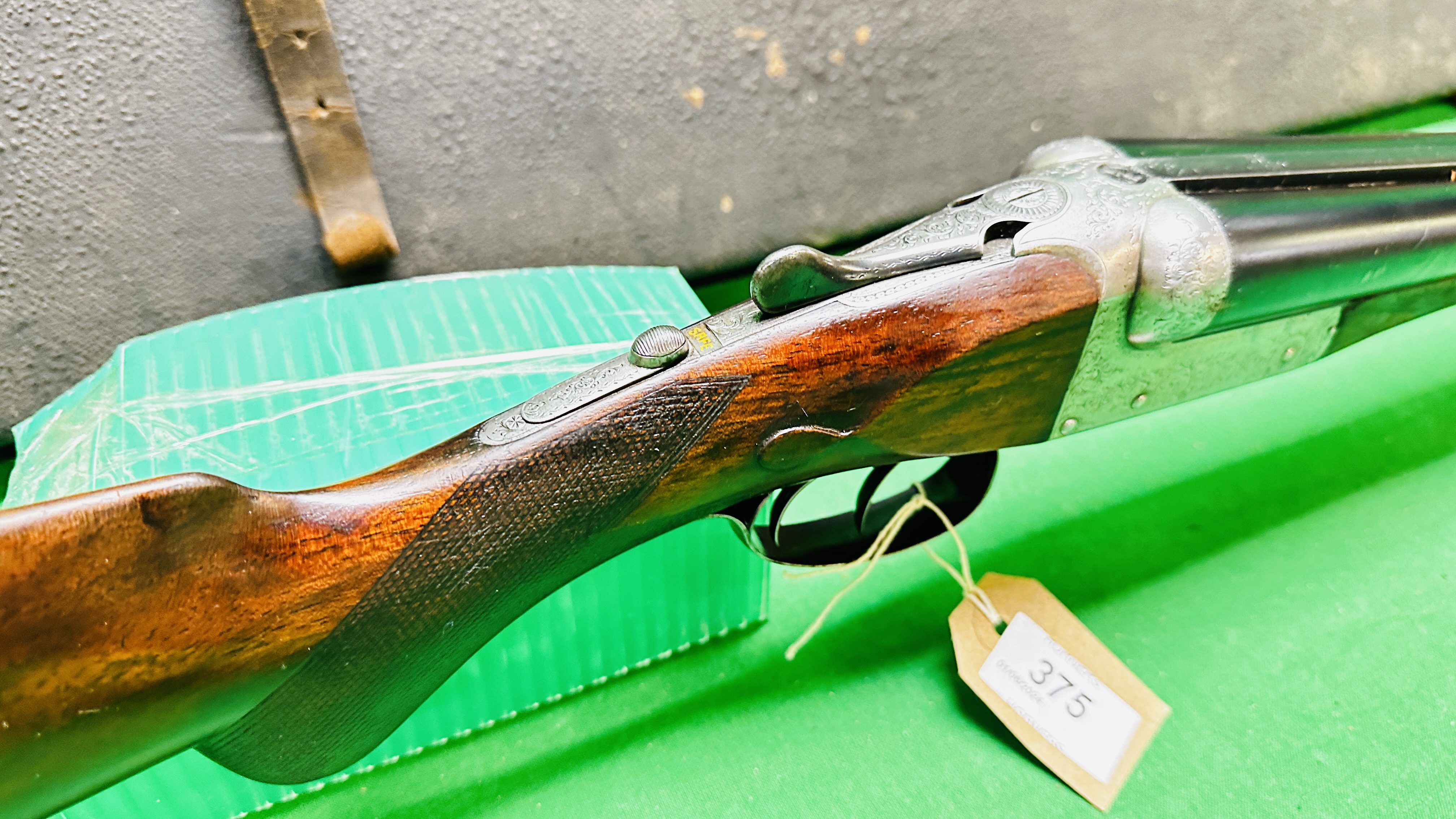 G E LEWIS 12 BORE SIDE BY SIDE SHOTGUN #11760, BOX LOCK EJECTOR, BARREL LENGTH 30", - Bild 4 aus 30