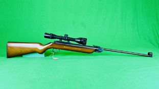 BSF MODEL S60 .22 CALIBRE BREAK BARREL AIR RIFLE FITTED WITH A.S.I.