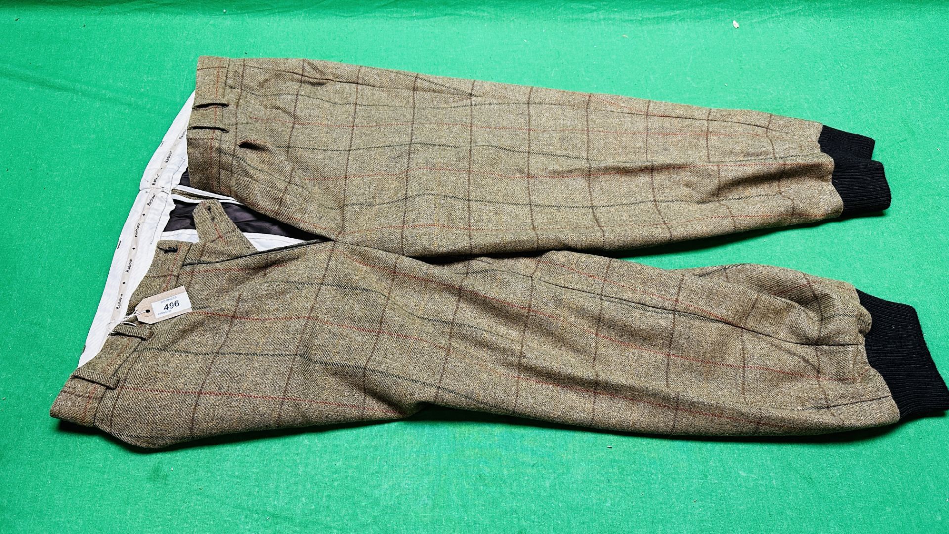 THREE PAIRS OF BARBOUR TWEED SPORTING BREECHES (SIZES - 2 X 40, - Image 2 of 4